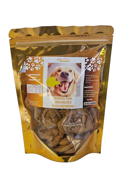 Biscoitos Funcionais para Mau Hálito 100g Biscoitos Funcionais para Mau Hálito 100g - Imagem 1